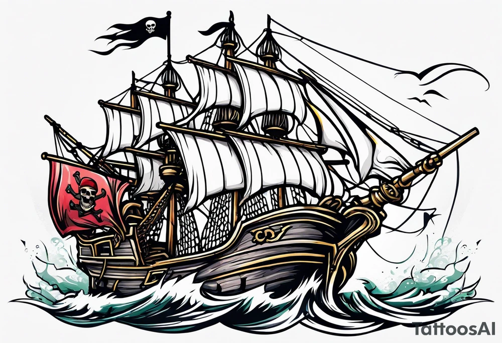 Pirate flag tattoo idea