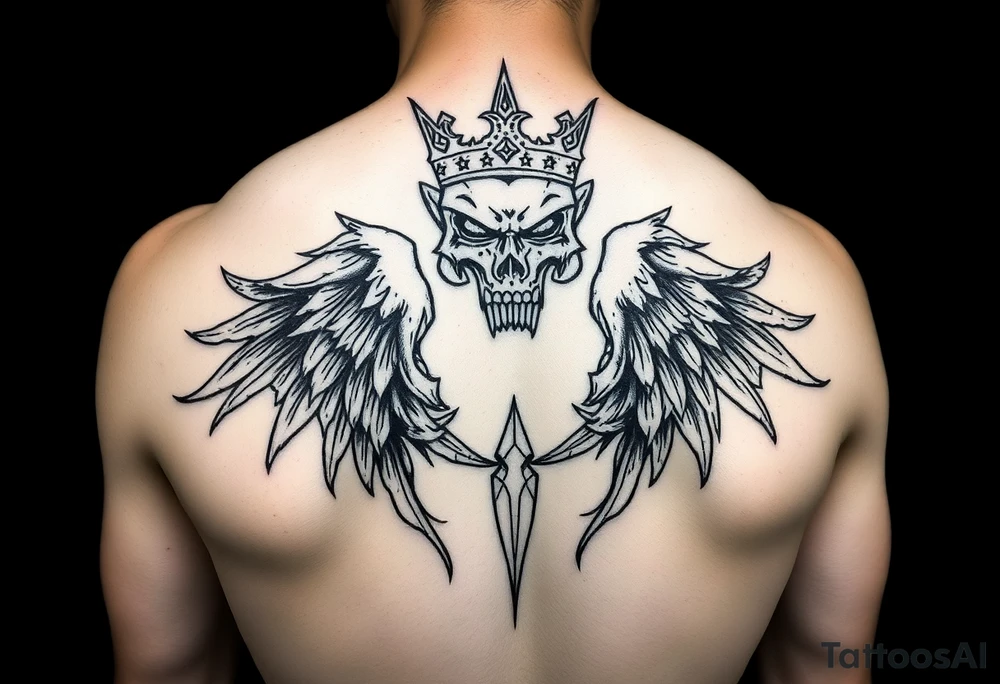 king sleeve tattoo idea