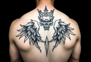 king sleeve tattoo idea