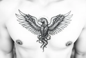 Elementos del diseño
1. Ángel realista
Estilo: Black & Grey, sombreado suave. tattoo idea