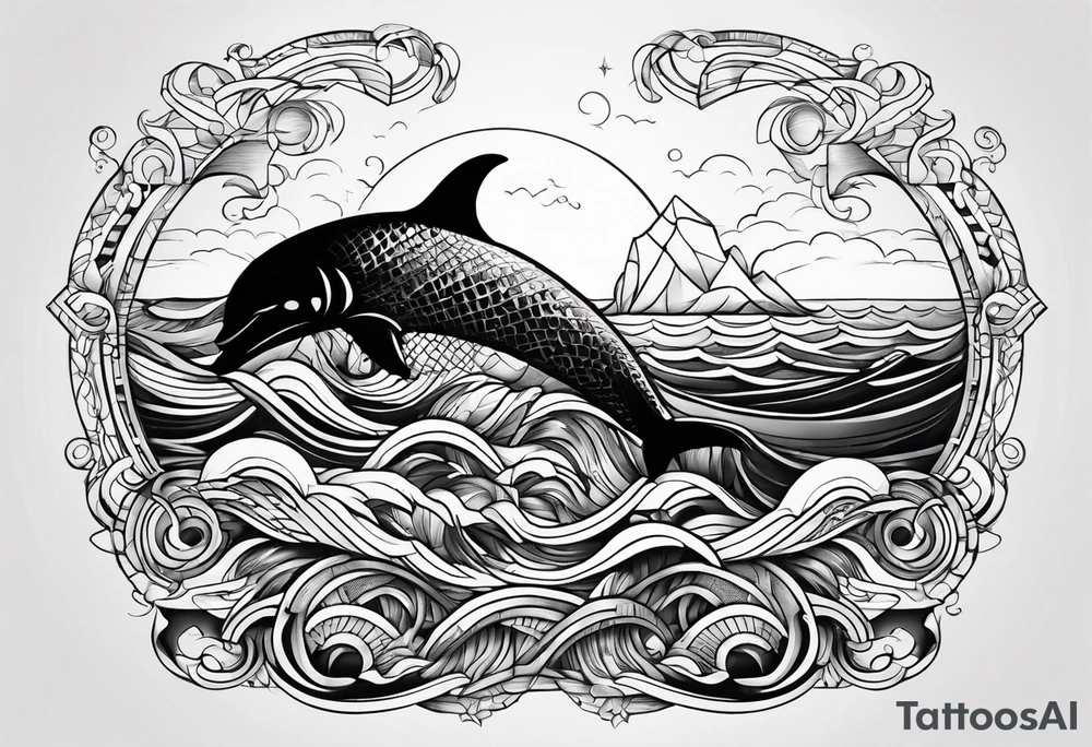 Ocean tattoo idea