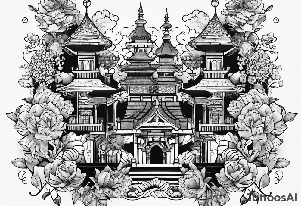 arm filler tattoo idea