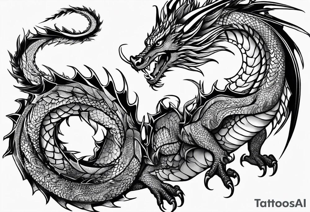 aztech dragon tattoo idea