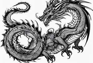 aztech dragon tattoo idea