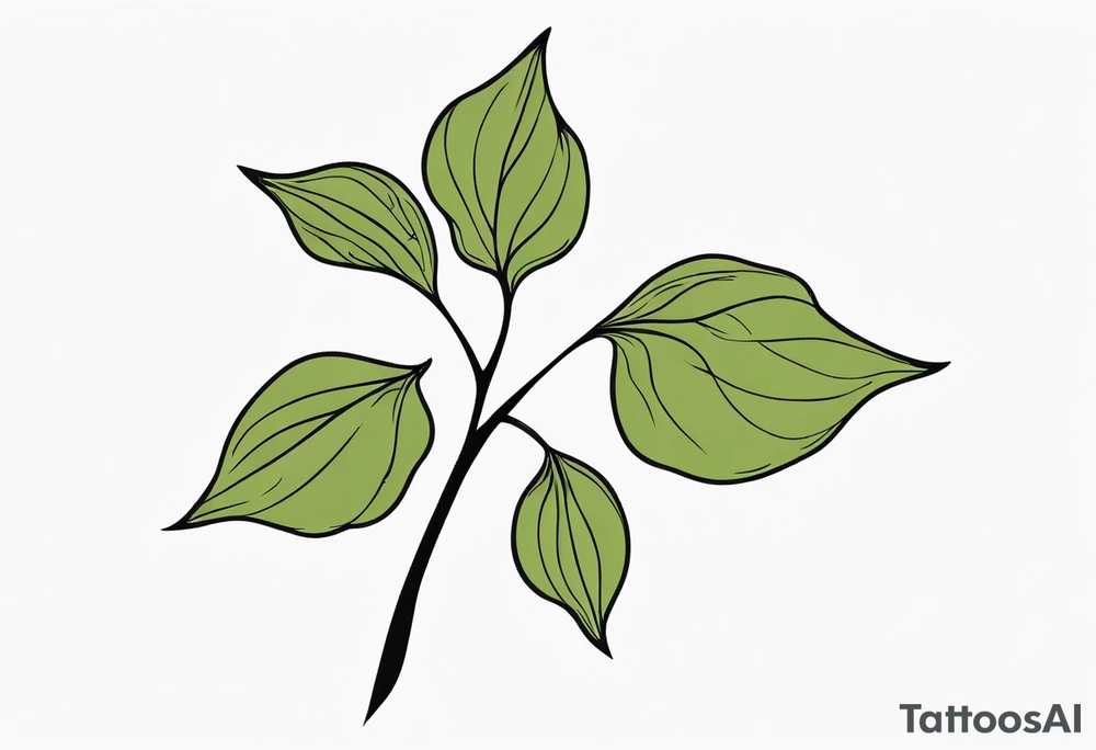 Maple tree  seed tattoo idea
