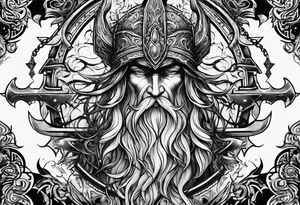 Valhalla  mist fog tattoo idea
