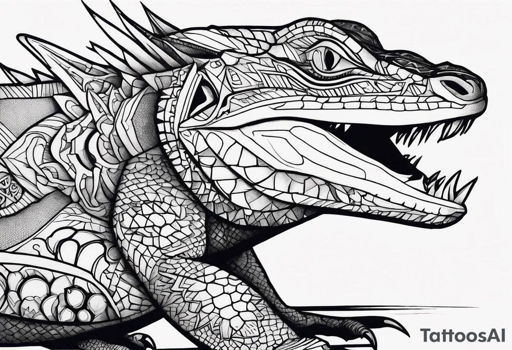 tuatara tattoo idea