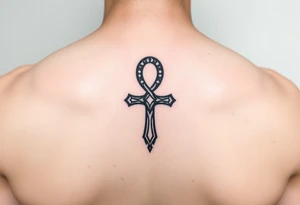 Small Ankh tattoo idea
