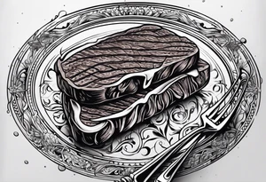 STEAK tattoo idea