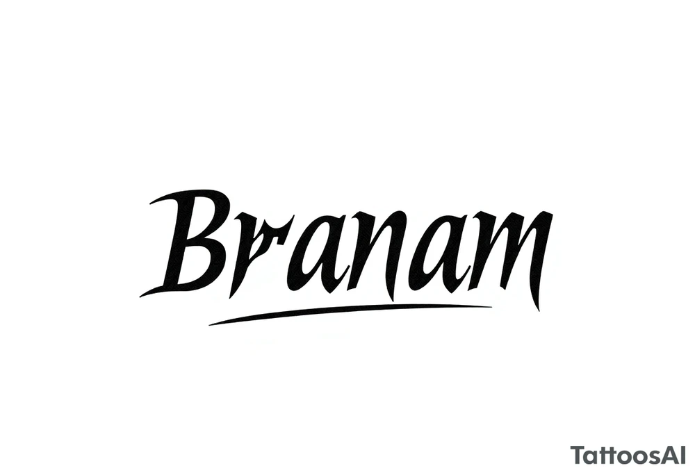 Branam tattoo idea