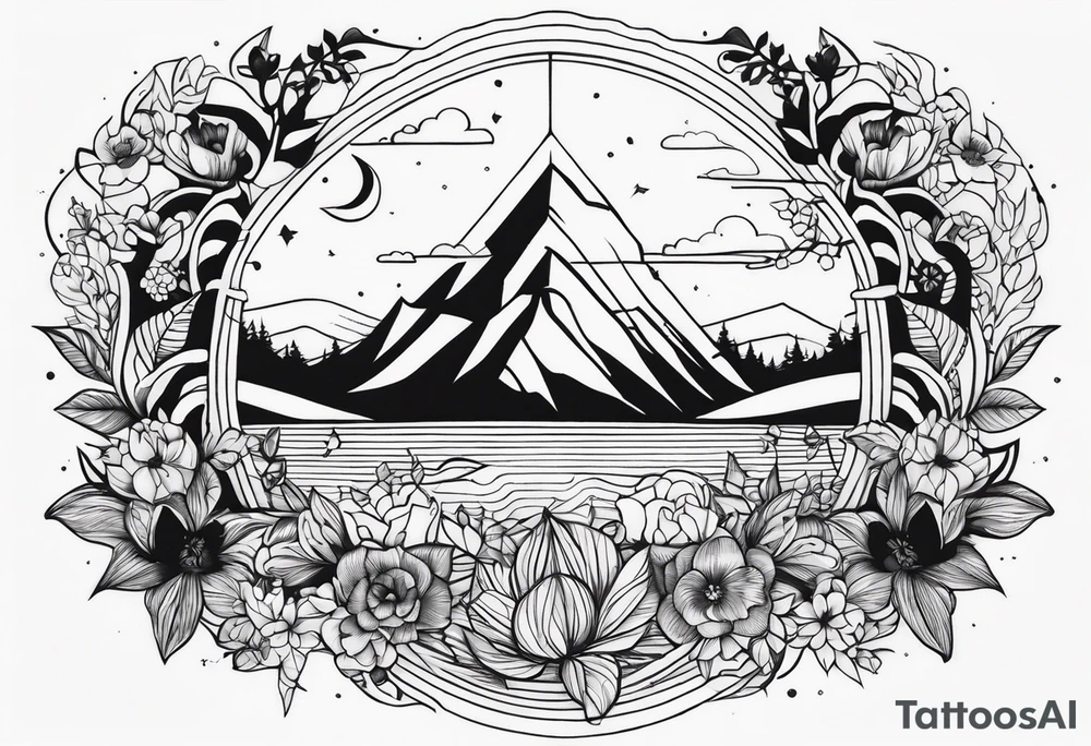 Nature item tattoo idea