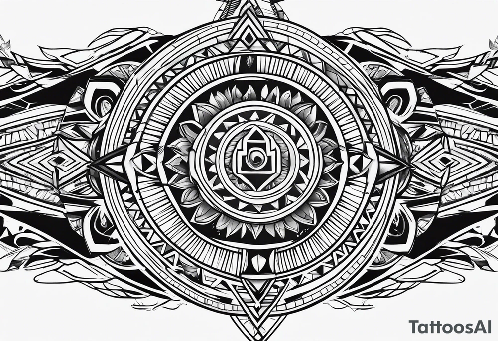 Tribal Memorial Native tattoo idea