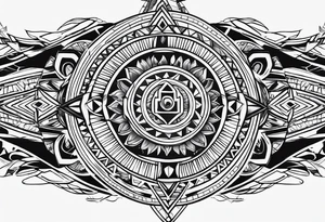 Tribal Memorial Native tattoo idea