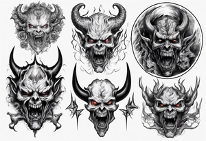 demon inside me tattoo idea