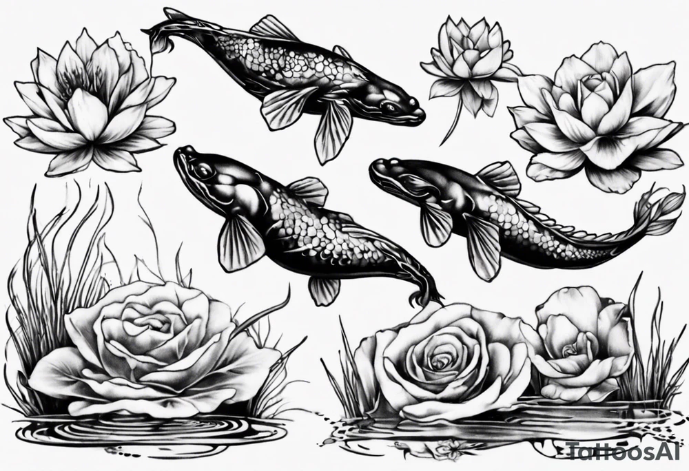 pond tattoo idea