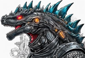 Mechagodzilla tattoo idea