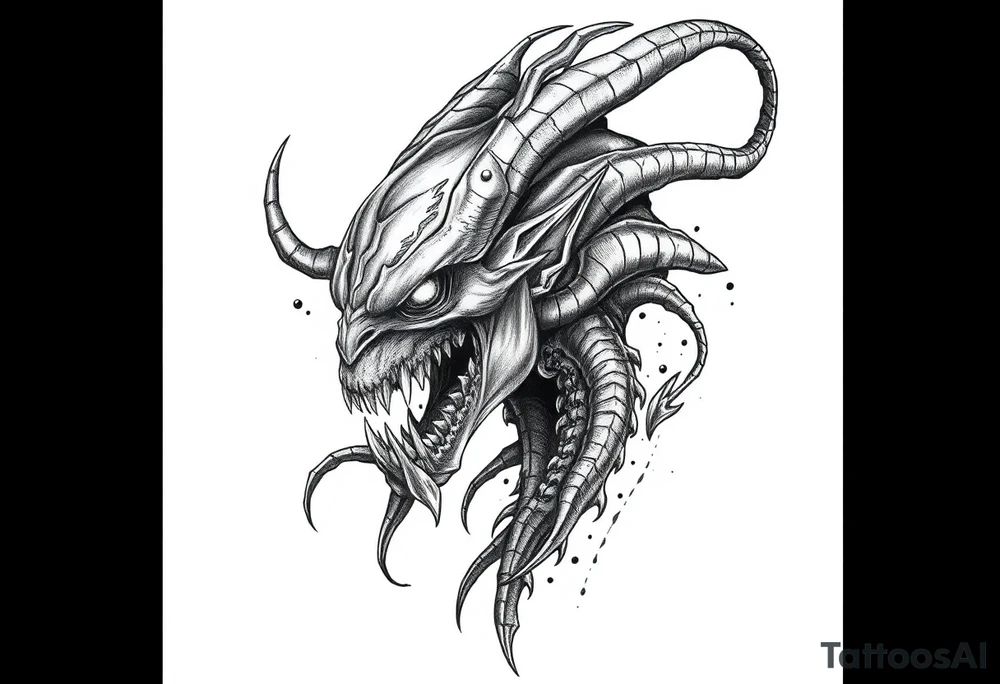 water-demon tattoo idea