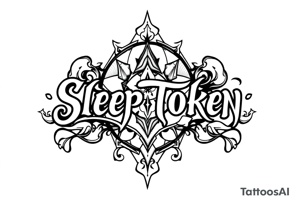 Sleeptoken logo tattoo idea