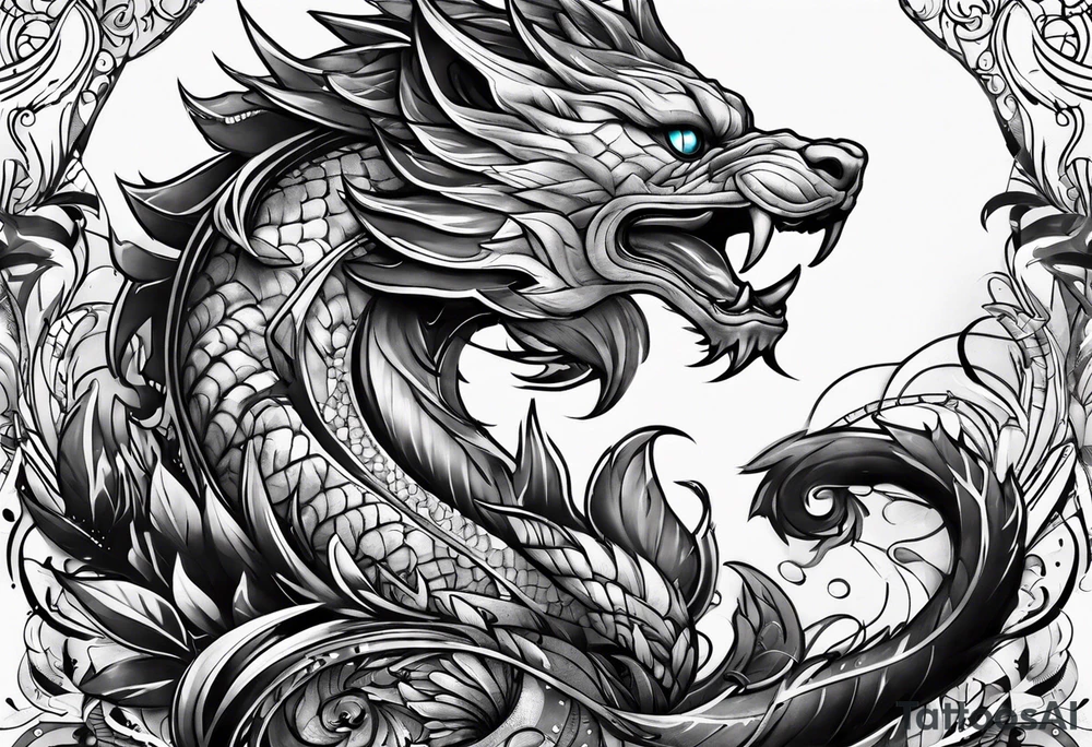 Chimera tattoo idea