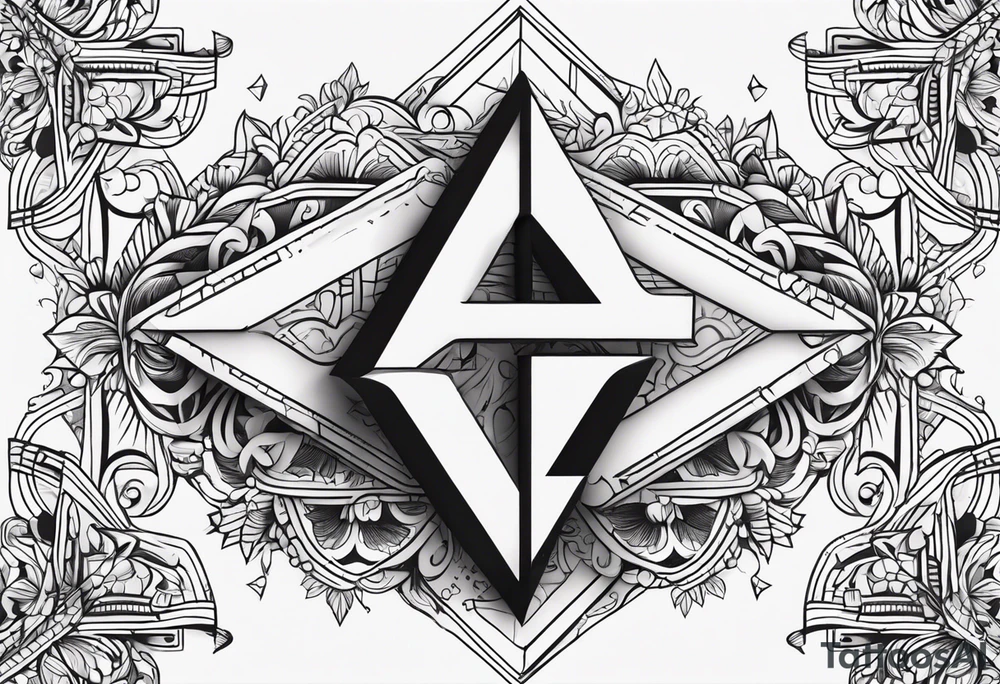Make a tattoo in a simple letter type with the word "Exact" tattoo idea