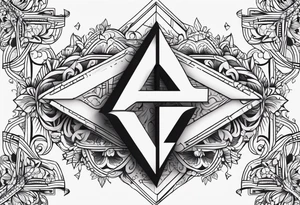 Make a tattoo in a simple letter type with the word "Exact" tattoo idea