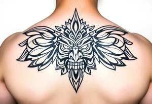 Small tribal Māori mana tattoo tattoo idea