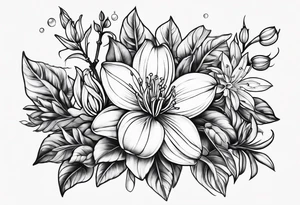 Honeysuckle tattoo idea