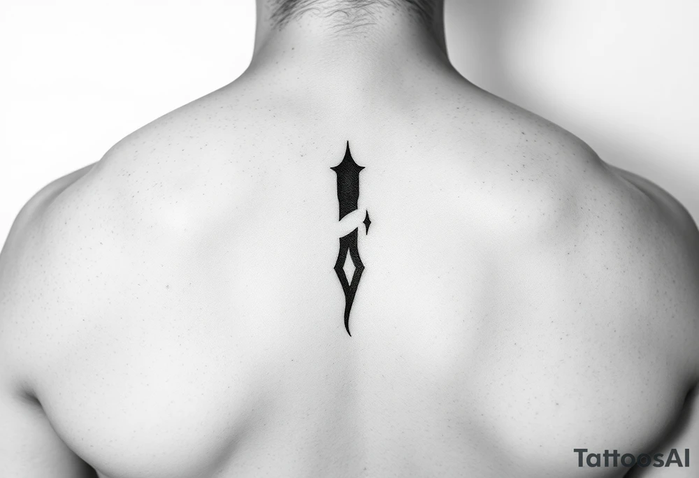 A Semicolon (;) with a Broken/Tapered End tattoo idea