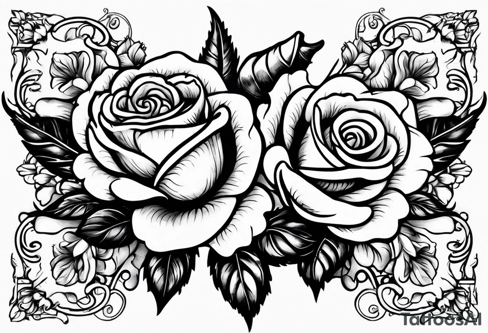 Longhorns yellow rose cannons blue bonnets tattoo idea