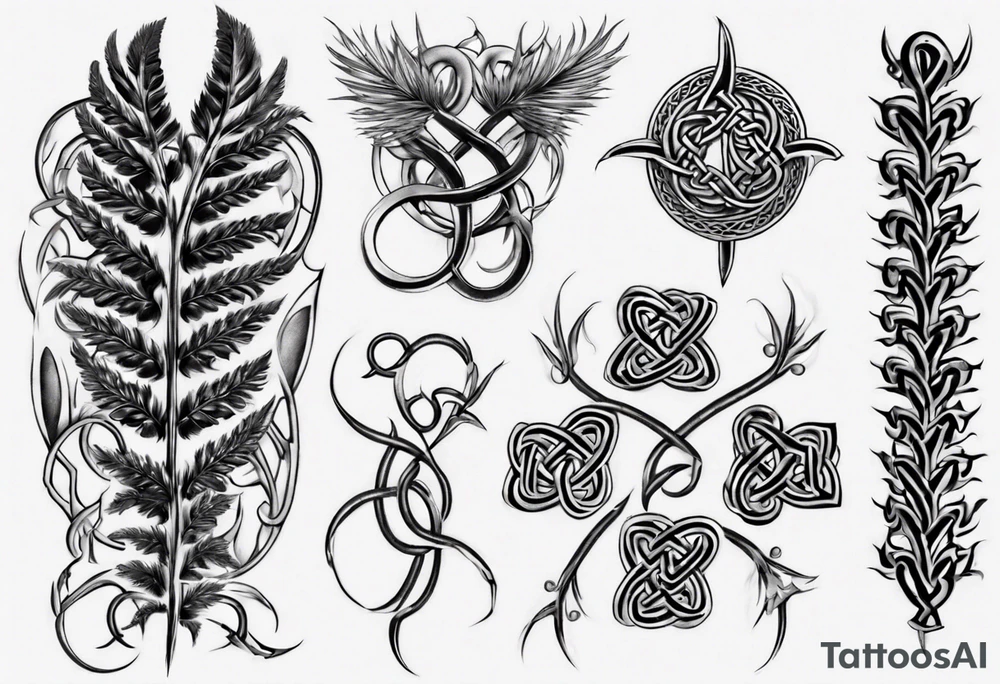 Silver Fern, Celtic knots tattoo idea