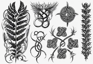 Silver Fern, Celtic knots tattoo idea