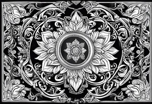 ayurvedic medicine and pursuit of health based knowledge tattoo idea