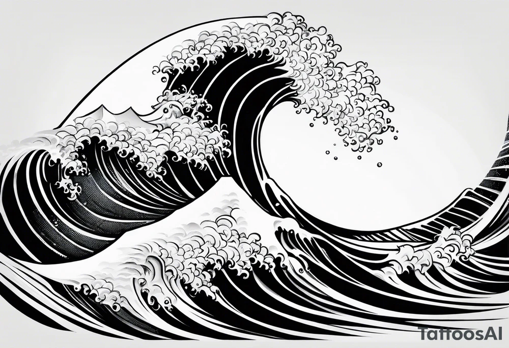 wave, dominican republic tattoo idea