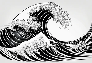 wave, dominican republic tattoo idea