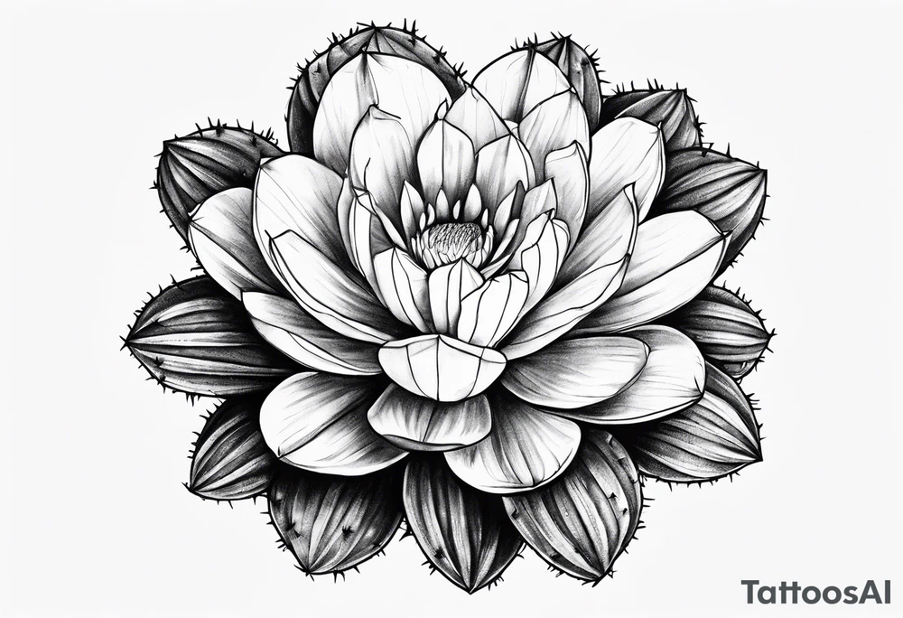 Seguro cactus tattoo idea