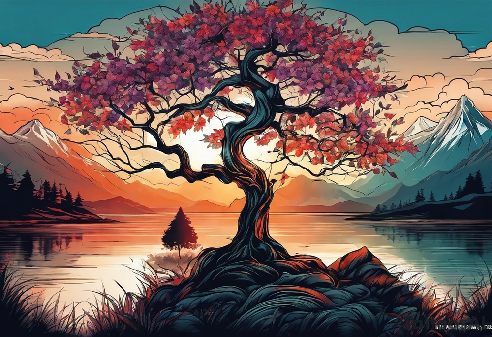 If you feel like you are losing everything, remember tress lose their leaves every year, yet they still stand tall and wait for better days to come. tattoo idea