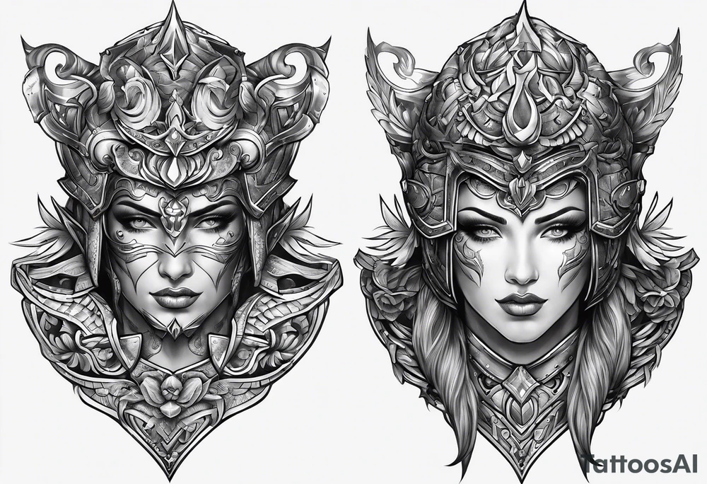 Armor tattoo idea