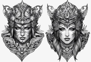 Armor tattoo idea