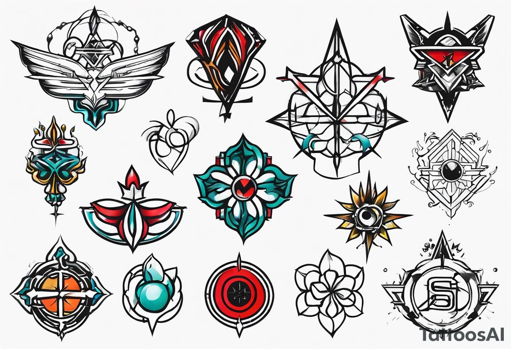 4 cybersigilims designs tattoo idea