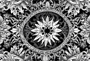 Snow flakes tattoo idea