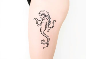 Girly medusa tattoo idea
