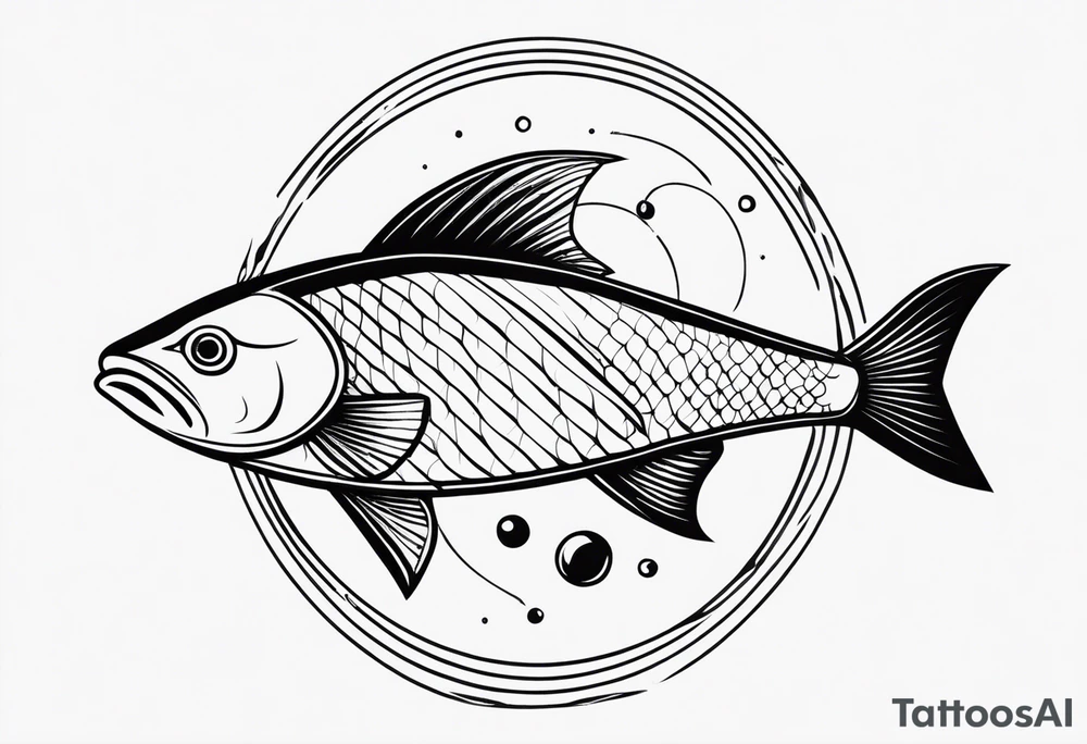 Signo de peixes tattoo idea