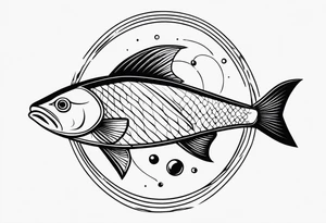 Signo de peixes tattoo idea