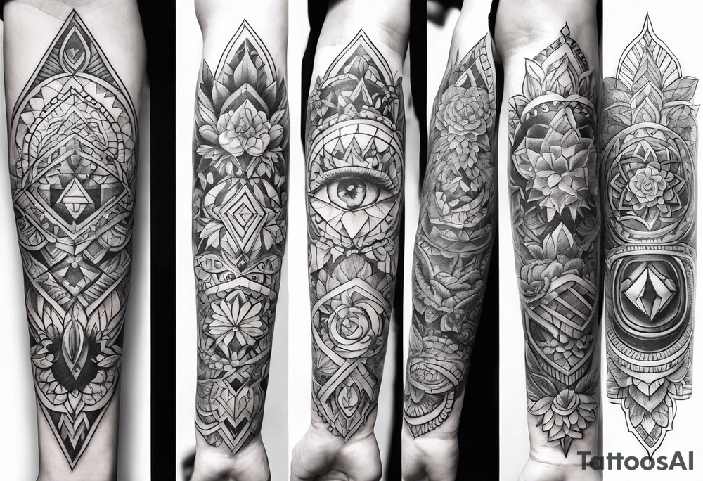 cute forearm tattoo idea