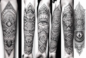 cute forearm tattoo idea