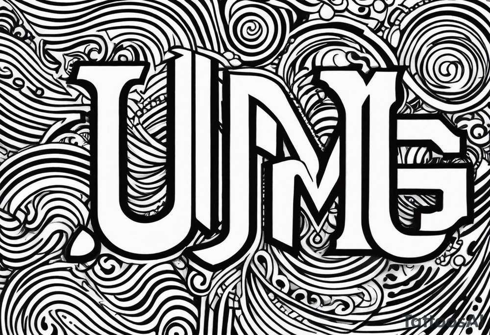 Initials JDM , JNM , JAG tattoo idea