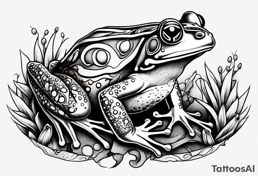 frog tattoo idea