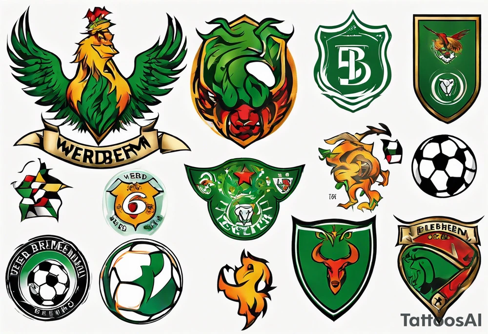 werder bremen fußball tattoo idea