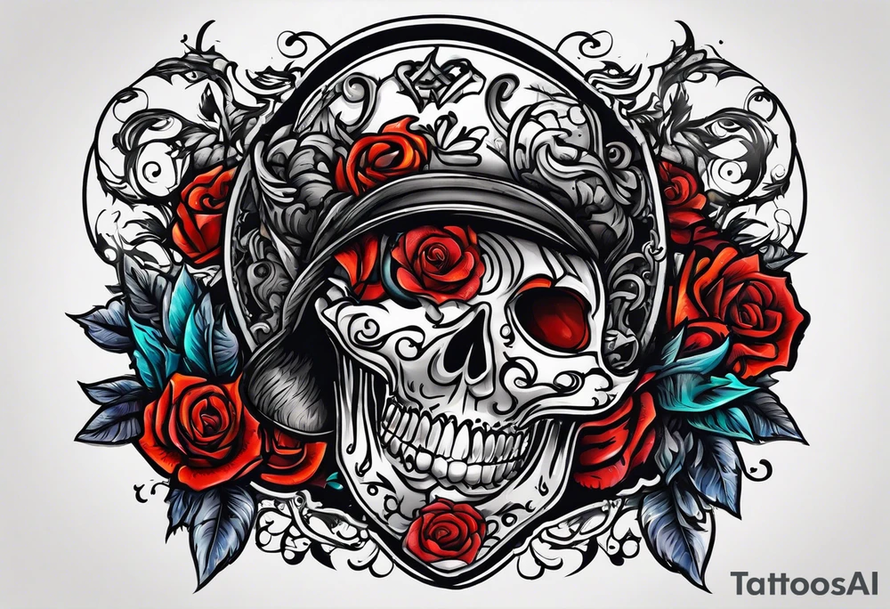 dead inside happy on the outside tattoo idea