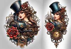 Steam punk tattoo idea
